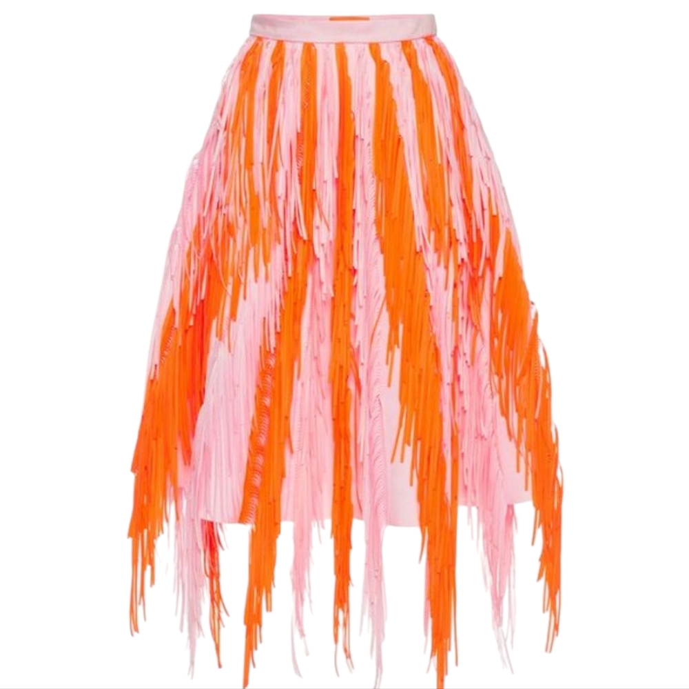 Paskal  A Line Fringes Skirt